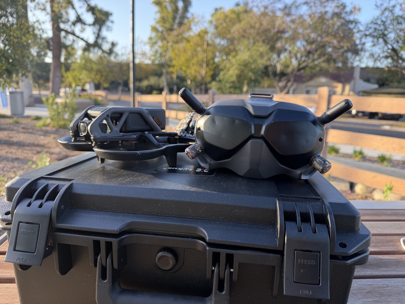 Cobalt Academy founder Mark Kahanding teaching drone fundamentals outdoors